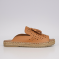 Load image into Gallery viewer, LE SANSA DOLONDA TAN - Women Flats - Collective Shoes 
