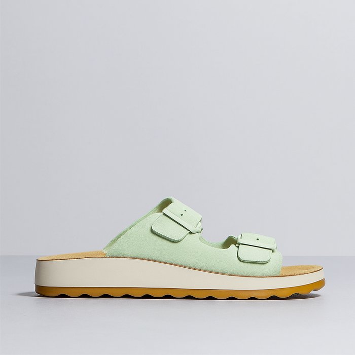FLY FLOT 77G64 2C WATER GREEN - Women slippers - Collective Shoes 