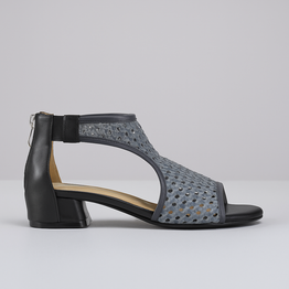 BRESLEY ANGLER BLACK GREY - Women Sandals - Collective Shoes 