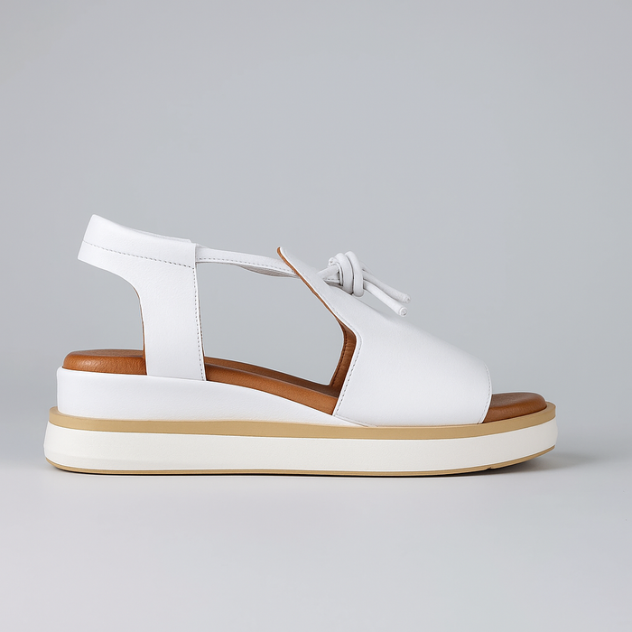 LE SANSA HIDE WHITE - Women Sandals - Collective Shoes 
