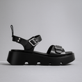Load image into Gallery viewer, EOS KAIRA BLACK - Women Sandals - Collective Shoes 
