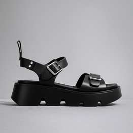 EOS KAIRA BLACK - Women Sandals - Collective Shoes 