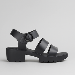 FLY LONDON EGLY BLACK - Women Sandals - Collective Shoes 