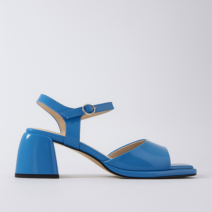 MILA RAINE UNITY BLUE PATENT - Women Sandals - Collective Shoes 