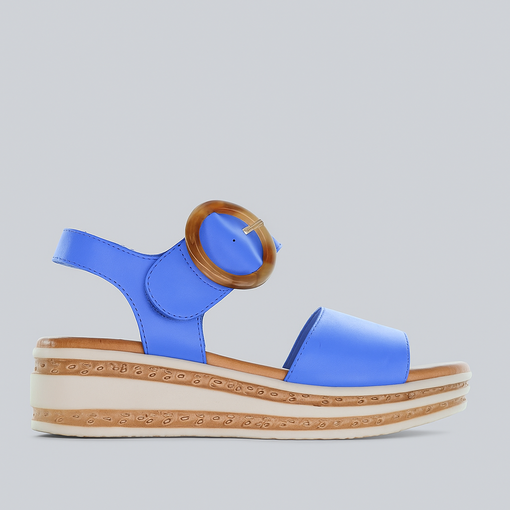 LE SANSA GUARD ROYAL BLUE - Women Sandals - Collective Shoes 