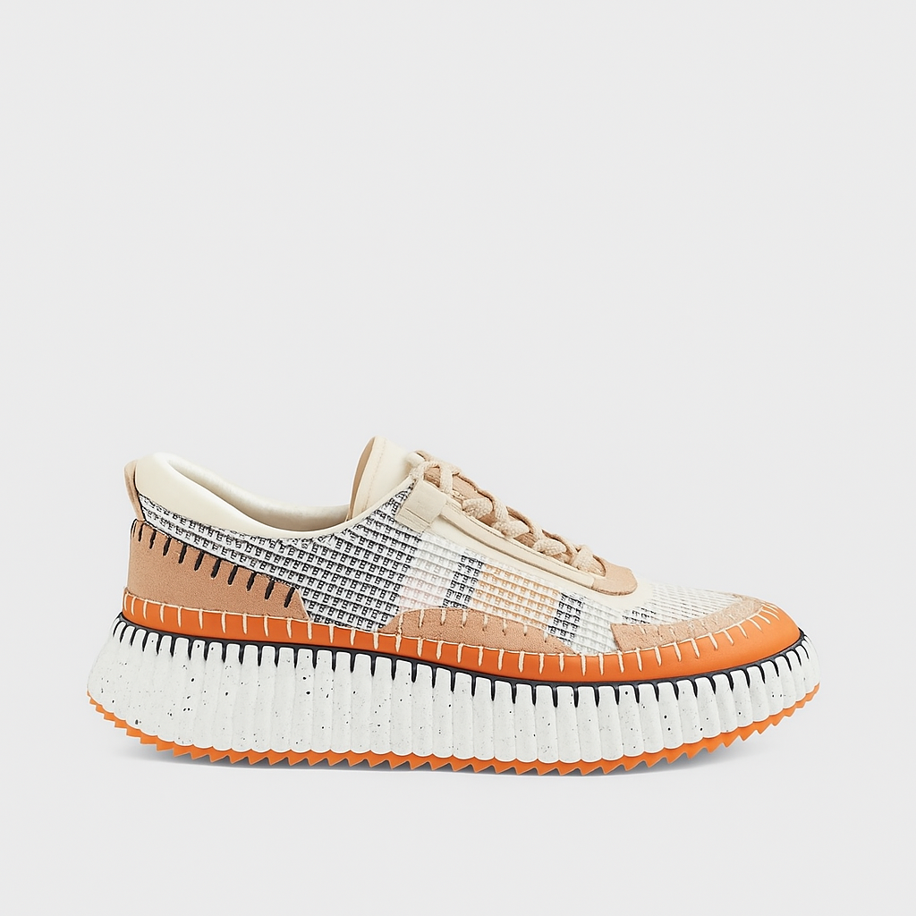 DJANGO & JULIETTE COPEN LATTE MULTI - Women Sneakers - Collective Shoes 
