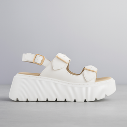 LE SANSA CENO WHITE - Women Sandals - Collective Shoes 