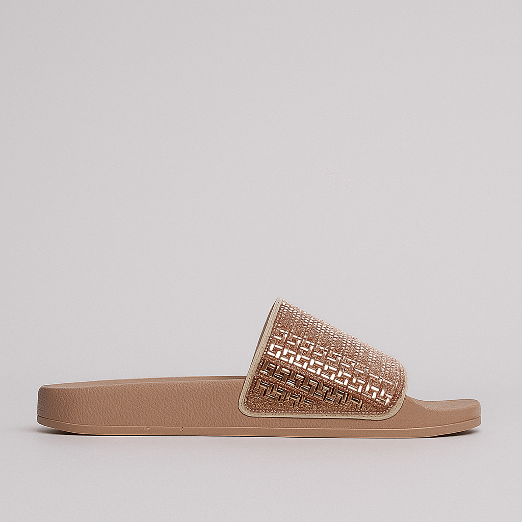 ALFIE & EVIE BILLIE NUDE - Women Slides - Collective Shoes 