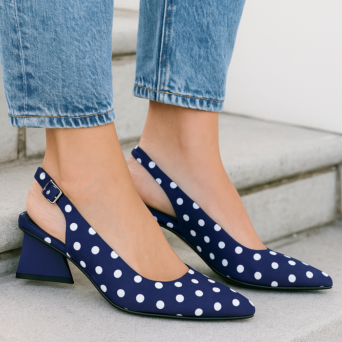 DJANGO & JULIETTE IHOPS NAVY WHITE - Women Sandals - Collective Shoes 