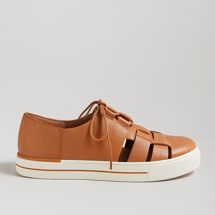 ZIERA ABRIELE DK TAN - Women Sneakers - Collective Shoes 