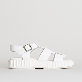 DJANGO & JULIETTE ITALA WHITE - Women Sandals - Collective Shoes 
