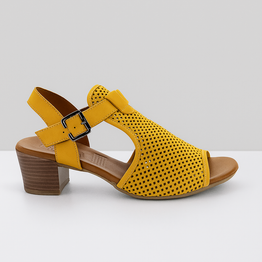 LE SANSA LYRA MUSTARD - Women Sandals - Collective Shoes 