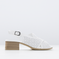 Load image into Gallery viewer, LE SANSA LITA OFF WHITE - Women Heels - Collective Shoes 
