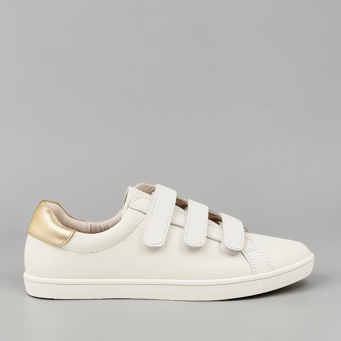 ALFIE & EVIE GEOFFREY WHITE GOLD - Women Sneakers - Collective Shoes 