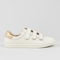 Load image into Gallery viewer, ALFIE & EVIE GEOFFREY WHITE GOLD - Women Sneakers - Collective Shoes 
