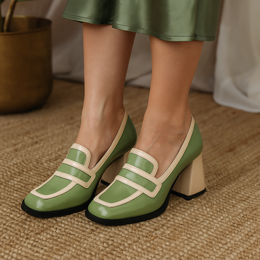 TAMARA LONDON BERGEN PISTACHIO / BONE