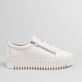 DJANGO & JULIETTE BUMP WHITE - Women sneakers - Collective Shoes 
