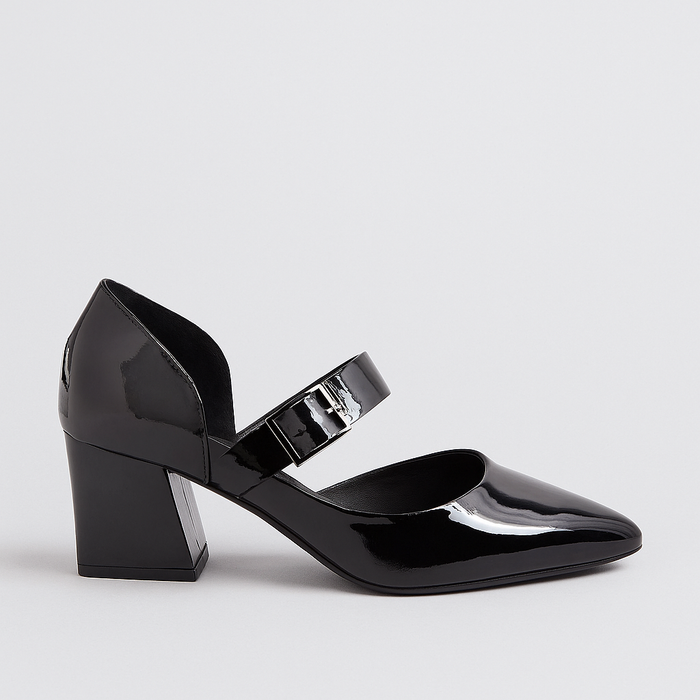 DJANGO & JULIETTE MILLING BLACK PATENT - Women Sandals - Collective Shoes 