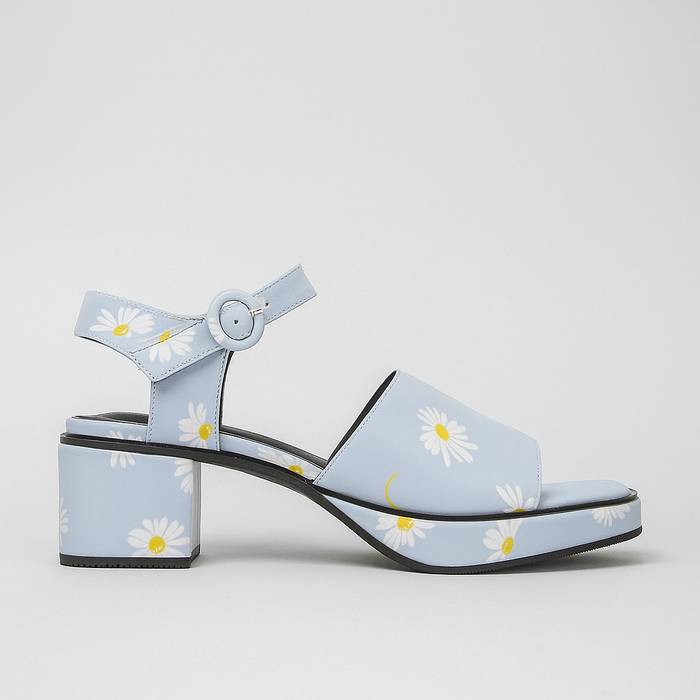 LE SANSA RYALAY SKY BLUE FLORAL - Women Sandals - Collective Shoes 