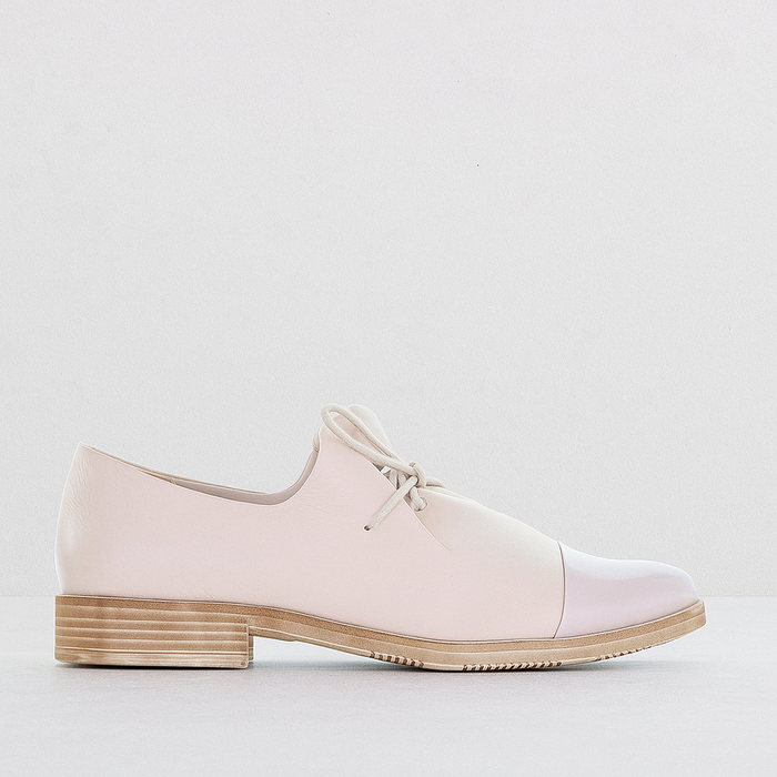 DJANGO & JULIETTE KOTTY PALE PINK - Women Oxford / Brogue Shoes - Collective Shoes 