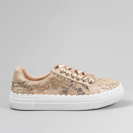 LE SANSA QUINN TAUPE - Women sneakers - Collective Shoes 