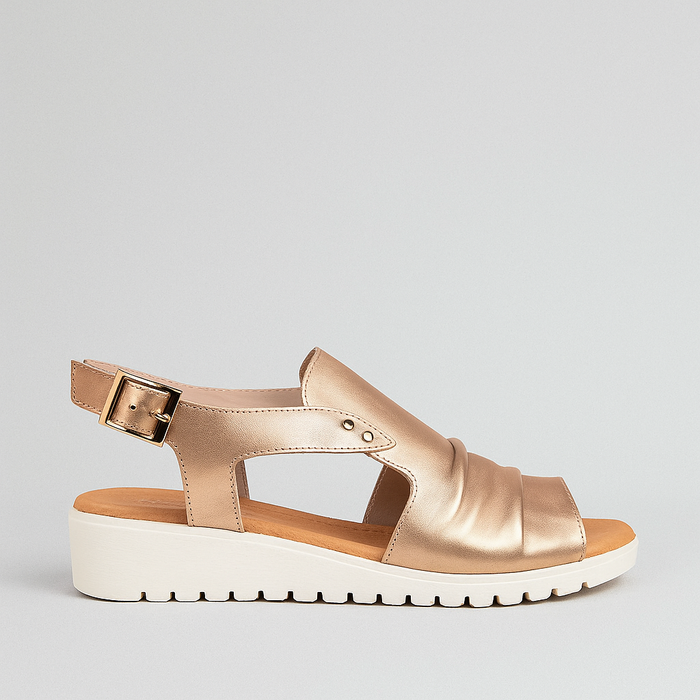 DJANGO & JULIETTE MADIS ROSE GOLD - Women Sandals - Collective Shoes 