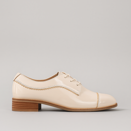 BRESLEY ALPOPO NUDE PATENT - Women Loafers - Collective Shoes 