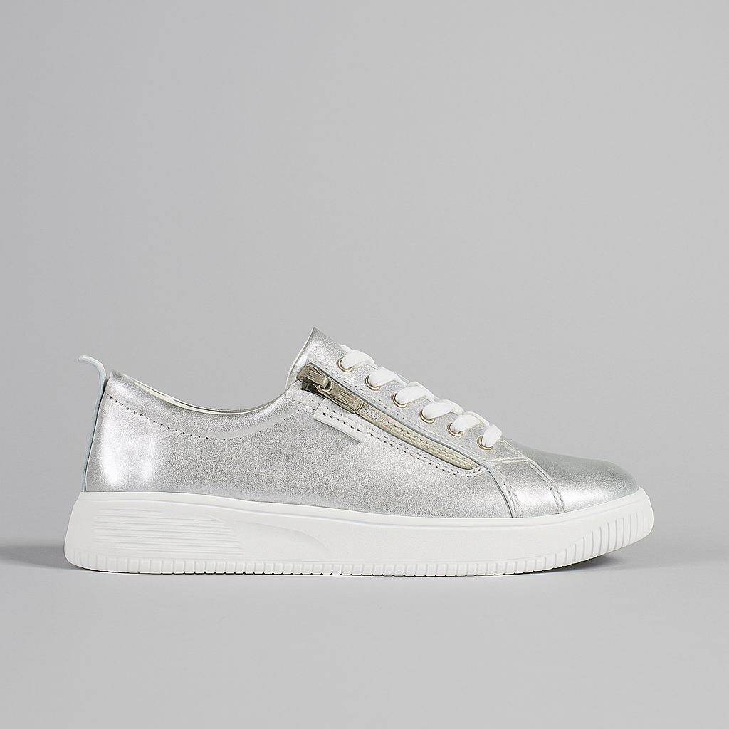 NAKED ARCHES NELLY SILVER - Women sneakers - Collective Shoes 