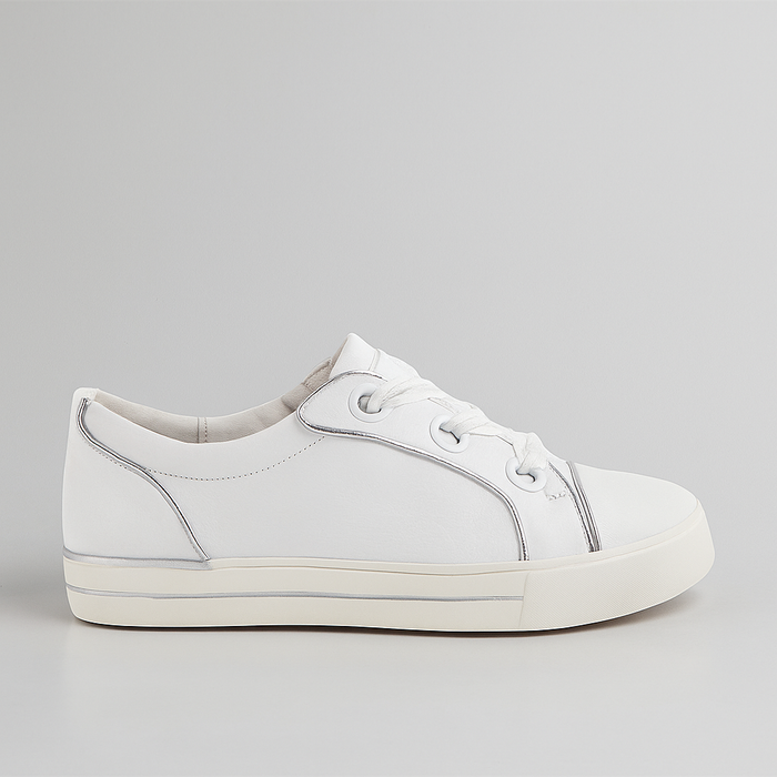 ZIERA ASCOTT WHITE SILVER - Women Sneakers - Collective Shoes 