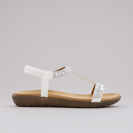 CC RESORTS USHA WHITE - Women Sandals - Collective Shoes 