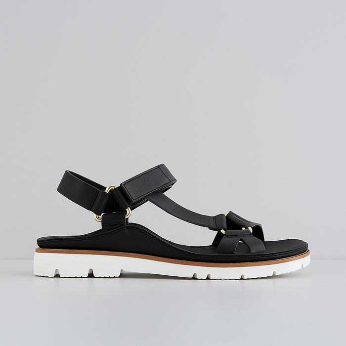 VS TREADS YAKKA BLACK - Women Sandals - Collective Shoes 