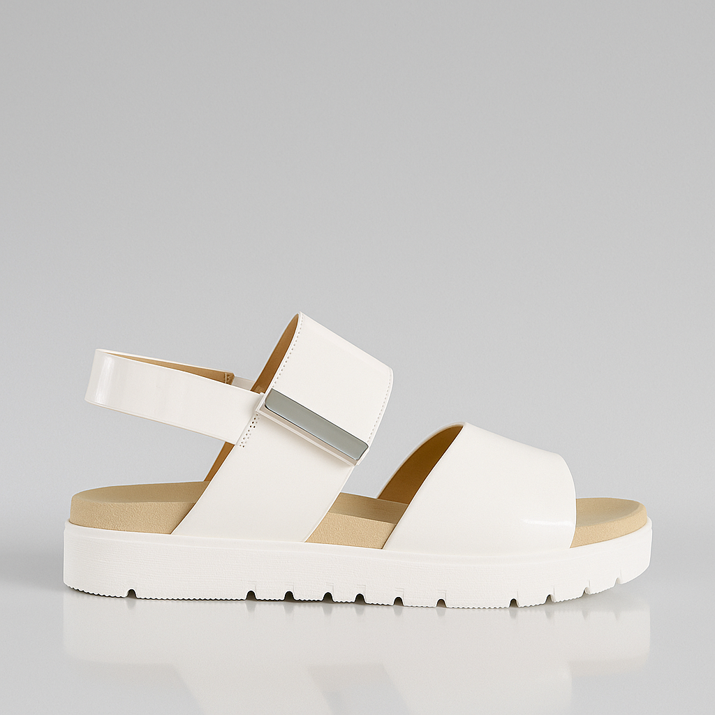 ZIERA NAKTA IVORY - Women Sandals - Collective Shoes 