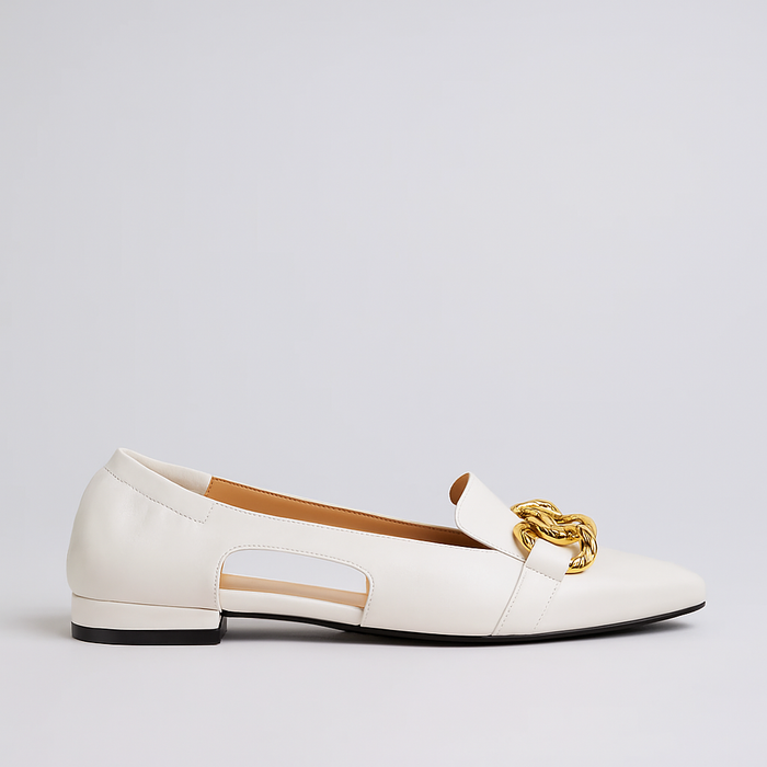 TAMARA LONDON PRISSY MARSHMELLOW - Women Loafers - Collective Shoes 