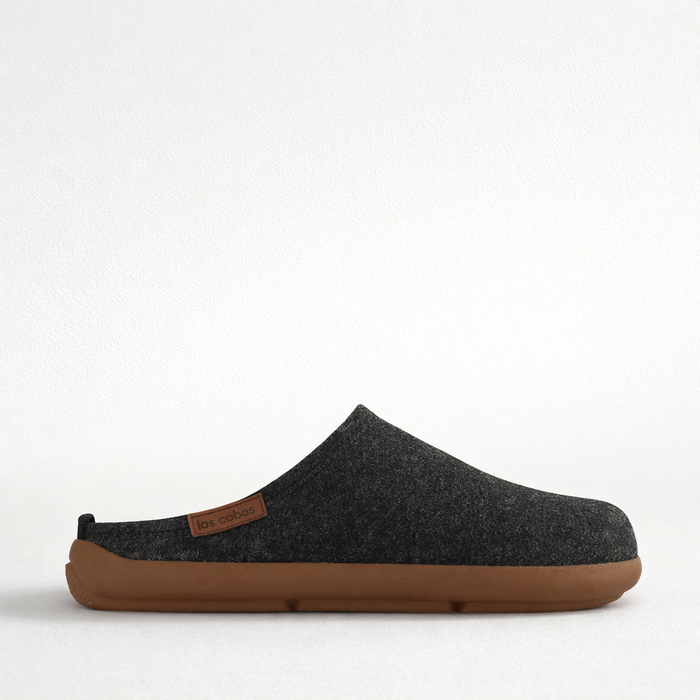 LOS CABOS FELTON GRAPHITE - Women slippers - Collective Shoes 