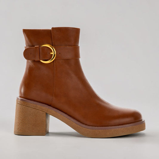 BRESLEY DARNIE TAN - Women Boots - Collective Shoes 