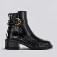 Load image into Gallery viewer, BRESLEY PANDER BLACK PATENT - Women Boots - Collective Shoes 
