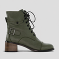 Load image into Gallery viewer, BRESLEY RANUI KHAKI - Women Boots - Collective Shoes 
