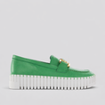 Load image into Gallery viewer, DJANGO & JULIETTE BRONTIS EMERALD - Women Loafers - Collective Shoes 
