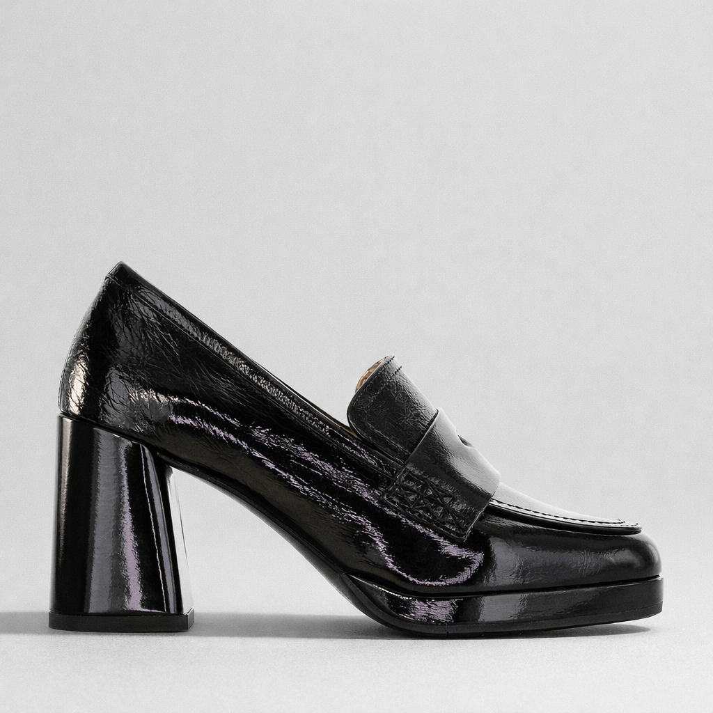 BRESLEY SMALE BLACK PATENT - Women Heels - Collective Shoes 