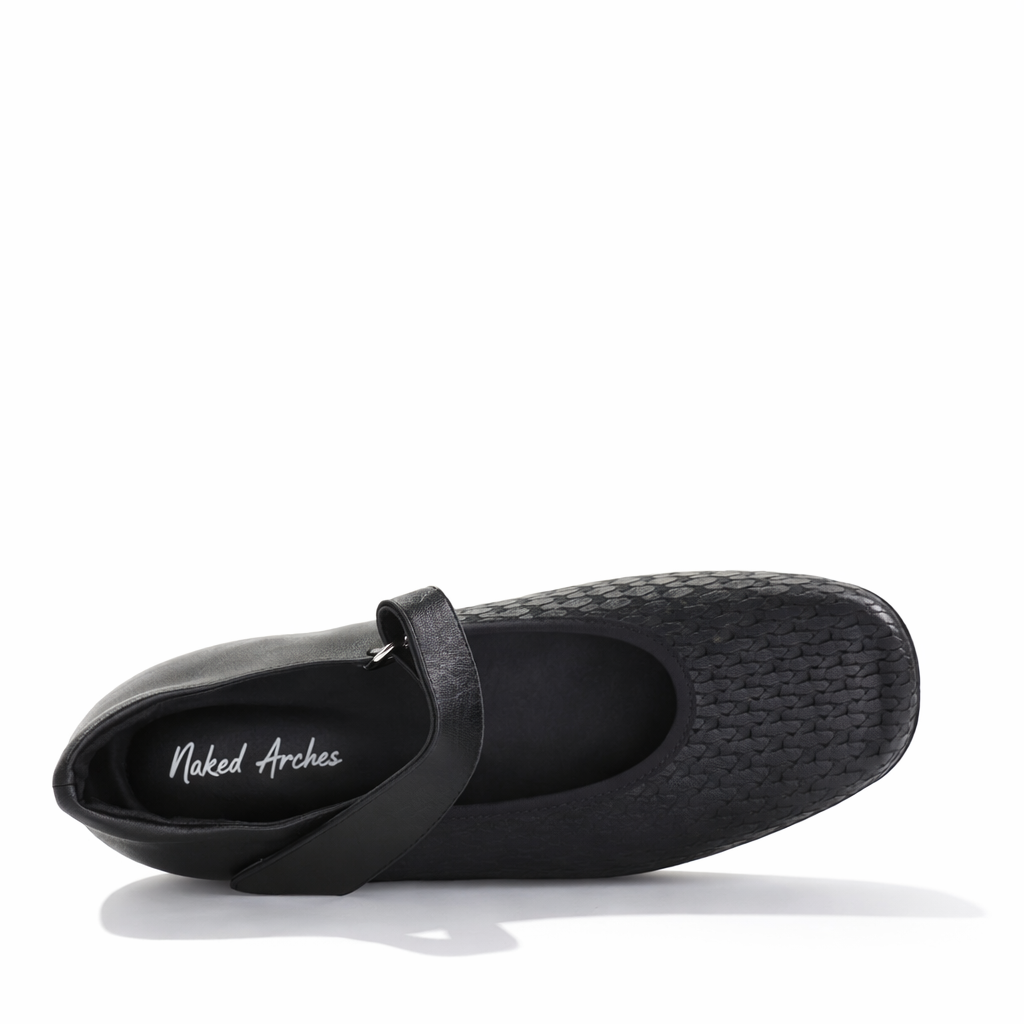 NAKED ARCHES YASER BLACK - Women Casuals - Collective Shoes 