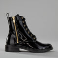 Load image into Gallery viewer, LE SANSA FIN BLACK PATENT - Women Boots - Collective Shoes 

