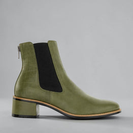 LE SANSA REMTON OLIVE - Women Boots - Collective Shoes 
