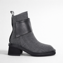 MINX SASHER BLACK DENIM - Women Boots - Collective Shoes 