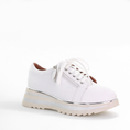 Load image into Gallery viewer, ALFIE & EVIE HOSTING WHITE SILVER STRIPE - Women sneakers - Collective Shoes 

