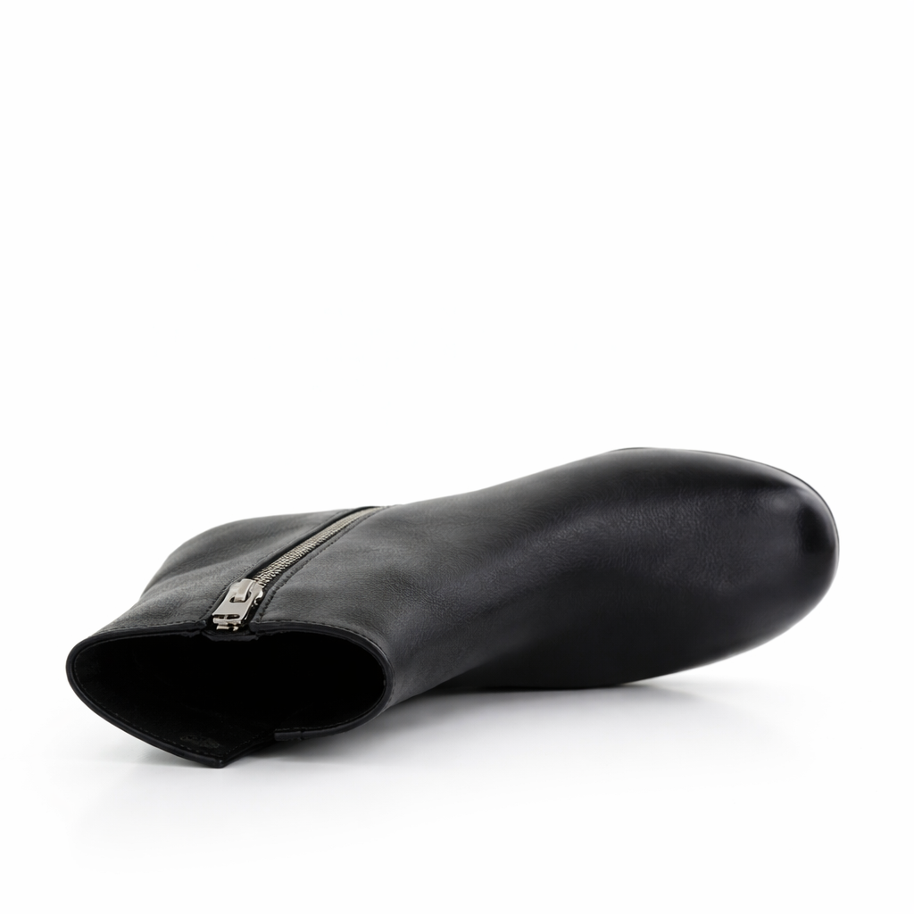 DJANGO & JULIETTE BELMONT BLACK COGNAC - Women Boots - Collective Shoes 