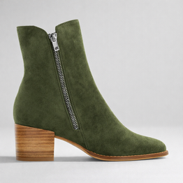 DJANGO & JULIETTE MOCKUP OLIVE SUDE - Women Boots - Collective Shoes 