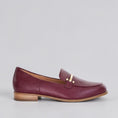 Load image into Gallery viewer, ZIERA TUBBIE BURGUNDY - Women Loafers - Collective Shoes 
