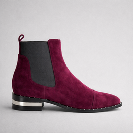 DJANGO & JULIETTE FORDA BURGUNDY - Women Boots - Collective Shoes 