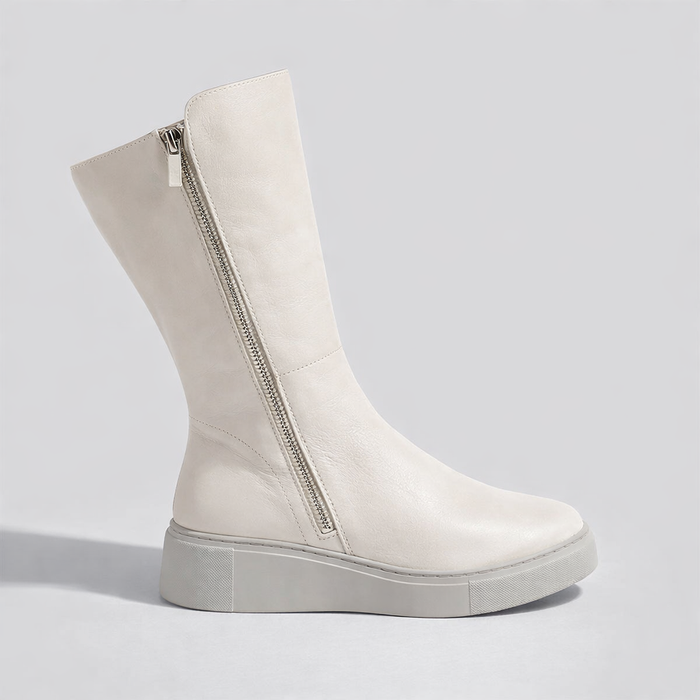 DJANGO & JULIETTE YOGUE IVORY - Women High Boots - Collective Shoes 