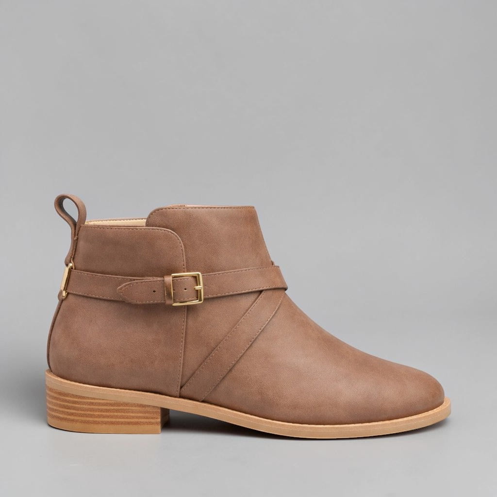 ZIERA SEBAS TAUPE - Women Boots - Collective Shoes 
